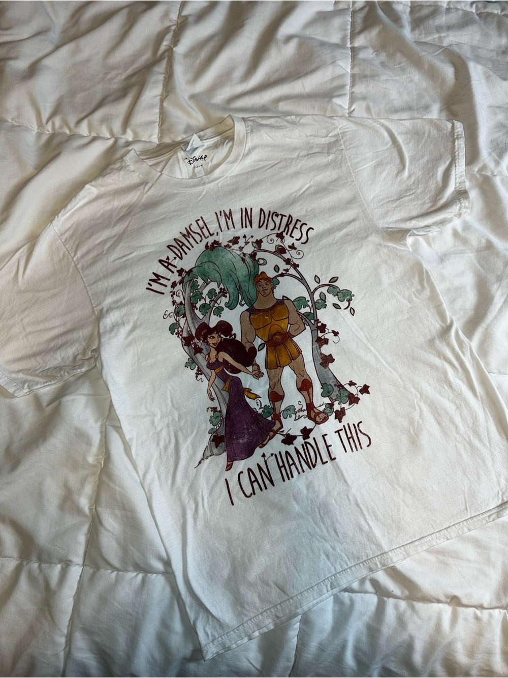 Disney Hercules Megara graphic tee